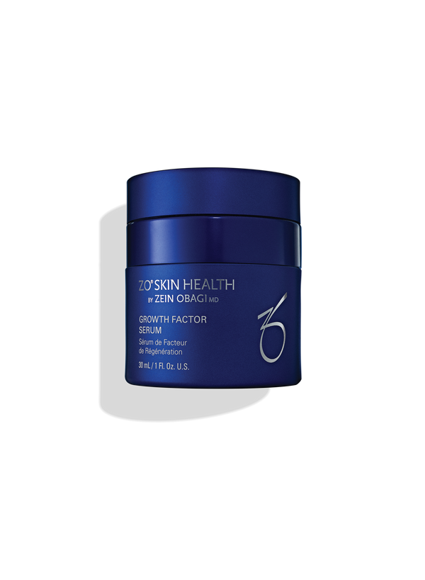 ZO Growth Factor Serum lightweight growth-factor serum in a pump bottle