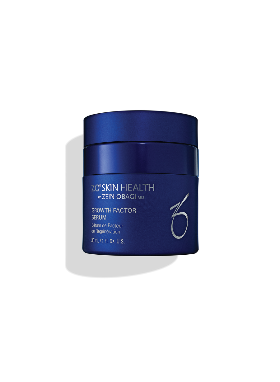 ZO Growth Factor Serum lightweight growth-factor serum in a pump bottle