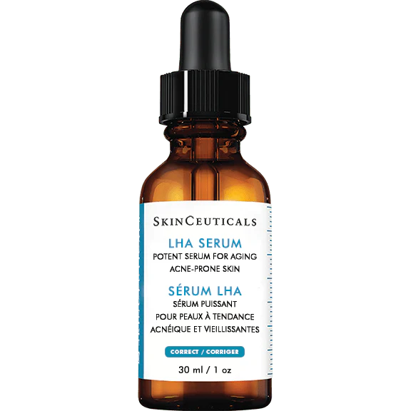 SkinCeuticals LHA Serum, an exfoliating serum with LHA, glycolic and salicylic acids