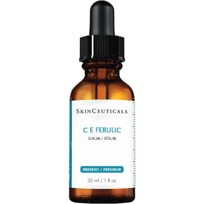 SkinCeuticals C E Ferulic vitamin C serum with vitamin E and ferulic acid in a glass bottle