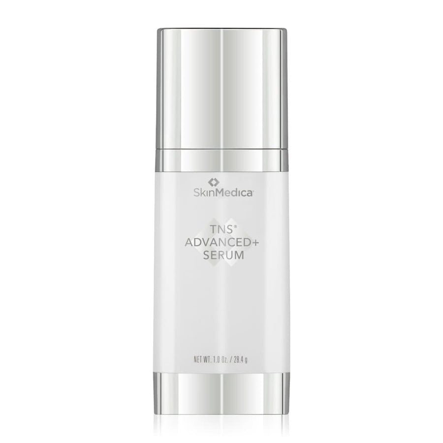 SkinMedica TNS Advanced+ Serum dual-chamber serum in a pump dispenser