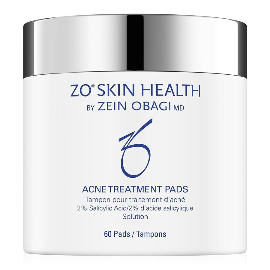 ZO 2% Salicylic Acid Pads, single-swipe exfoliating pads with an AHA blend