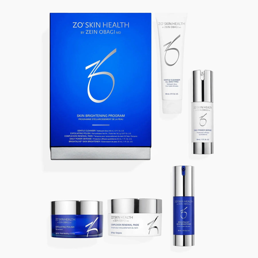 ZO Skin Brightening Program (Non-Retinol) brightening skincare regimen kit